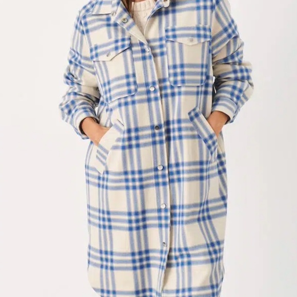 Part Two Kirstens Jacket Dutch Blue & Off White Size 40 - Picture 1 of 6